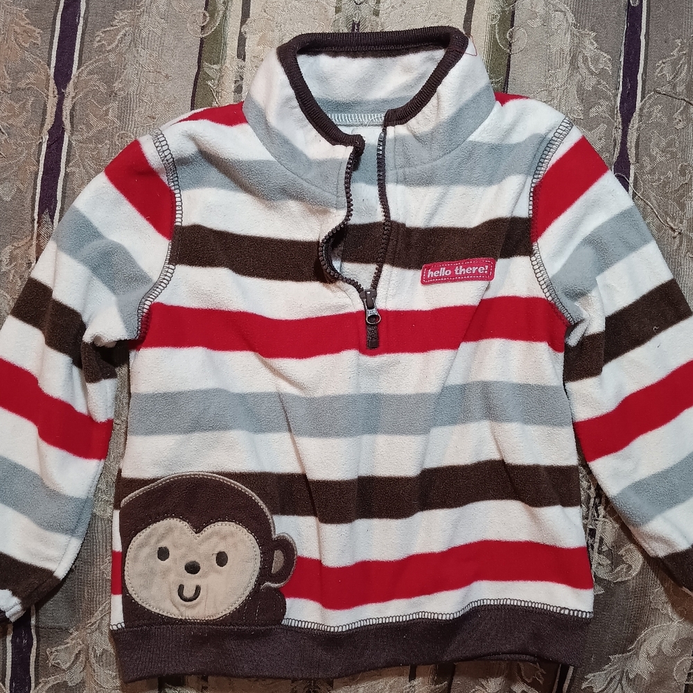 Boy long sleeve fleece 1/4 zip